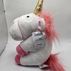 Universal Studios Despicable Me 2 White Plush 13" Unicorn Stuffed Animal PL2